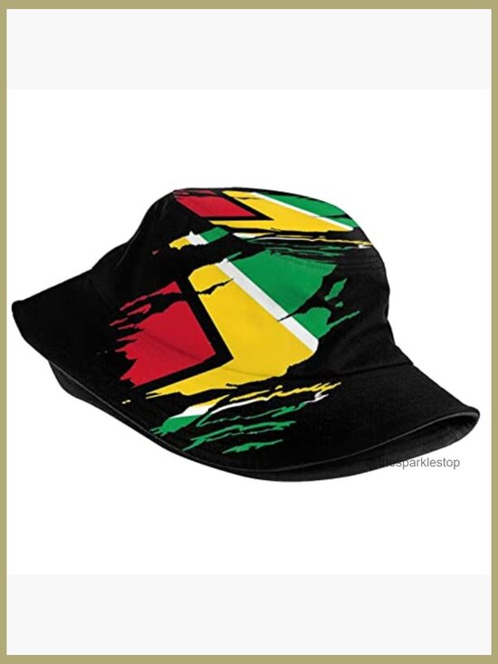 Polyester Bucket Hat Packable Sun Protection Outdoor Travel Cap main image 5